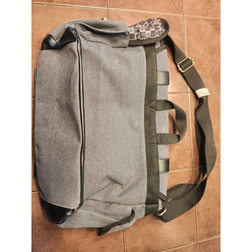 LONDON FOG CANVAS MESSENGER BAG 100TH ANNIV EDITION SHOULDER STRAP NEW W TAGS - Picture 5 of 11